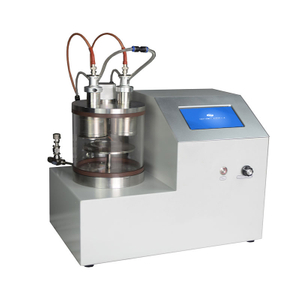 Machine de revêtement de pulvérisation plasma à trois cibles avec chambre en verre de quartz pour Au et Pt