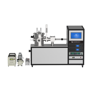 Machine de pulvérisation magnétron à double cible avec chambre de transition pour échantillons SEM en laboratoire